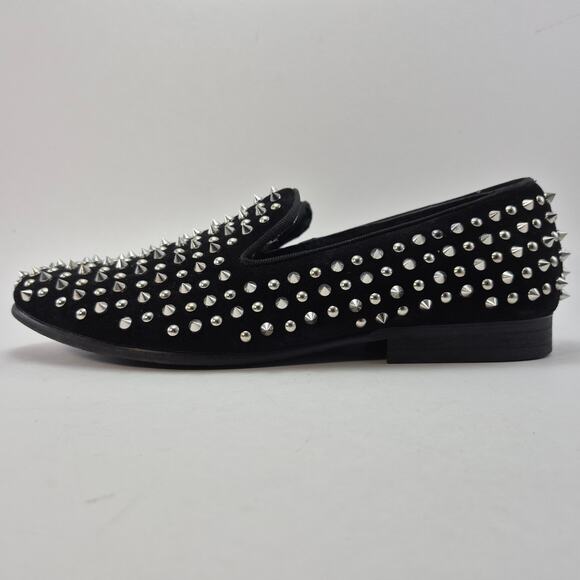 STEVE MADDEN "P-Dreemz" Metal Spiked Dress Shoes Mens Size 7 - Picture 3 of 12